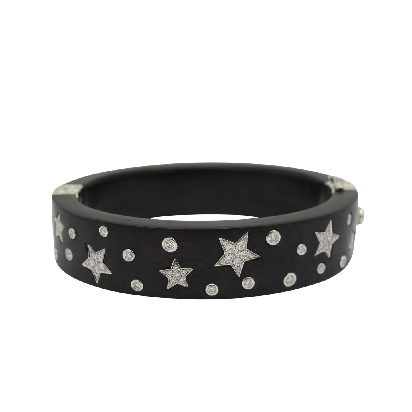 Star Diamond Wooden Bangle