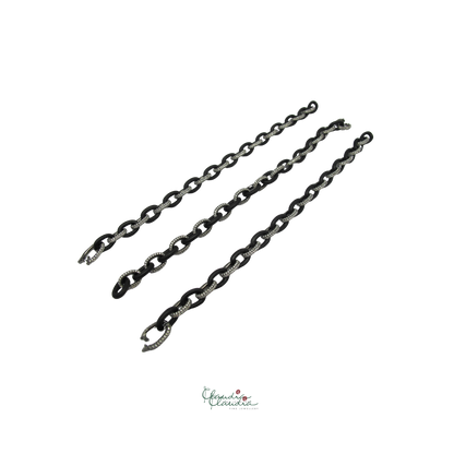 Rosewood and Diamond White Gold Necklace